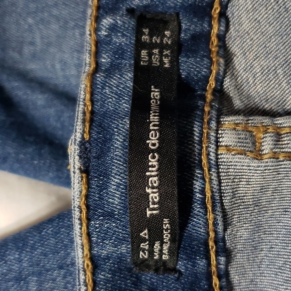 Zara Trafaluc Jeans Size 2 - Picture 6 of 8